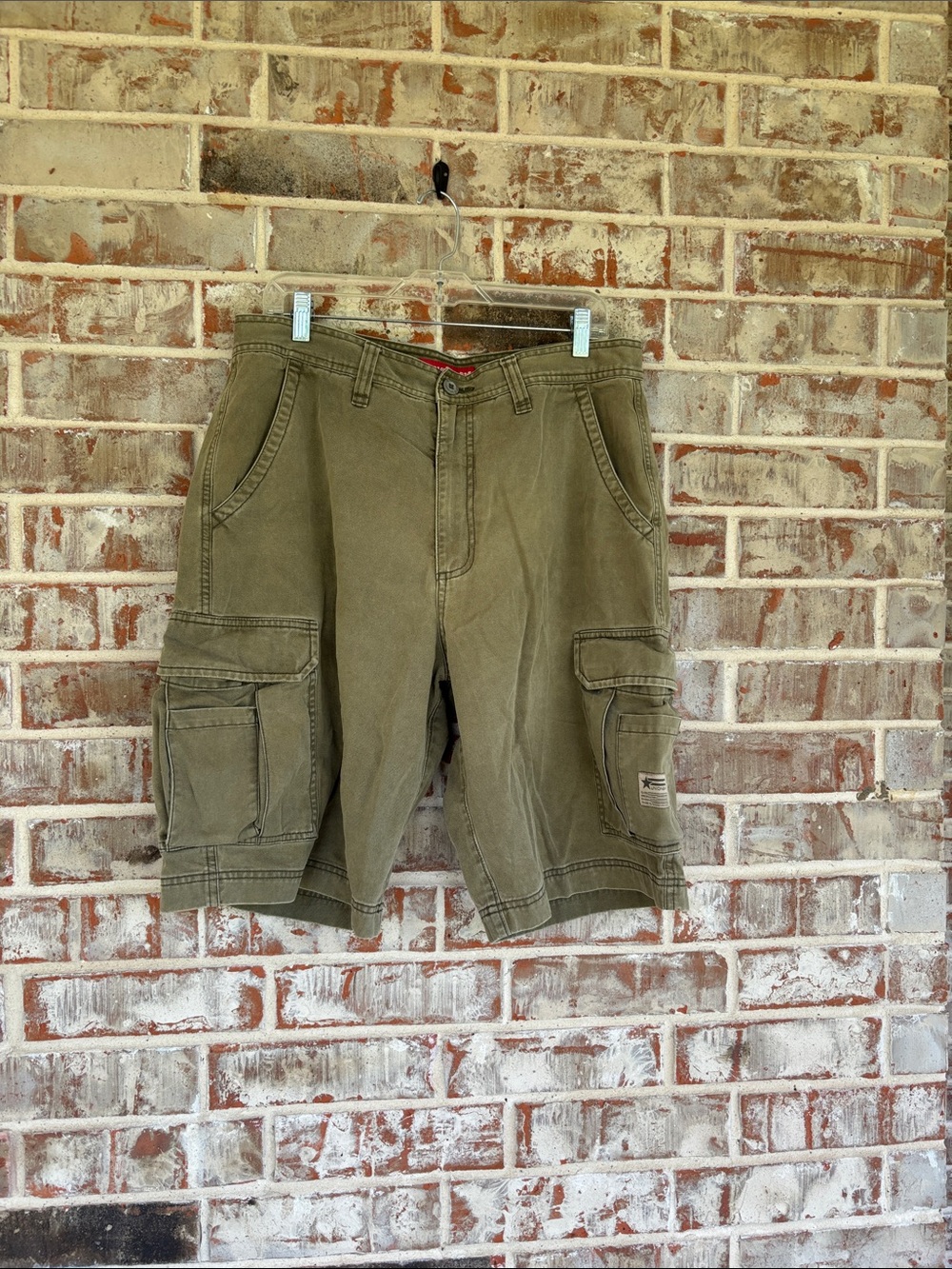 Unionbay Men's Light Olive Cargo Shorts